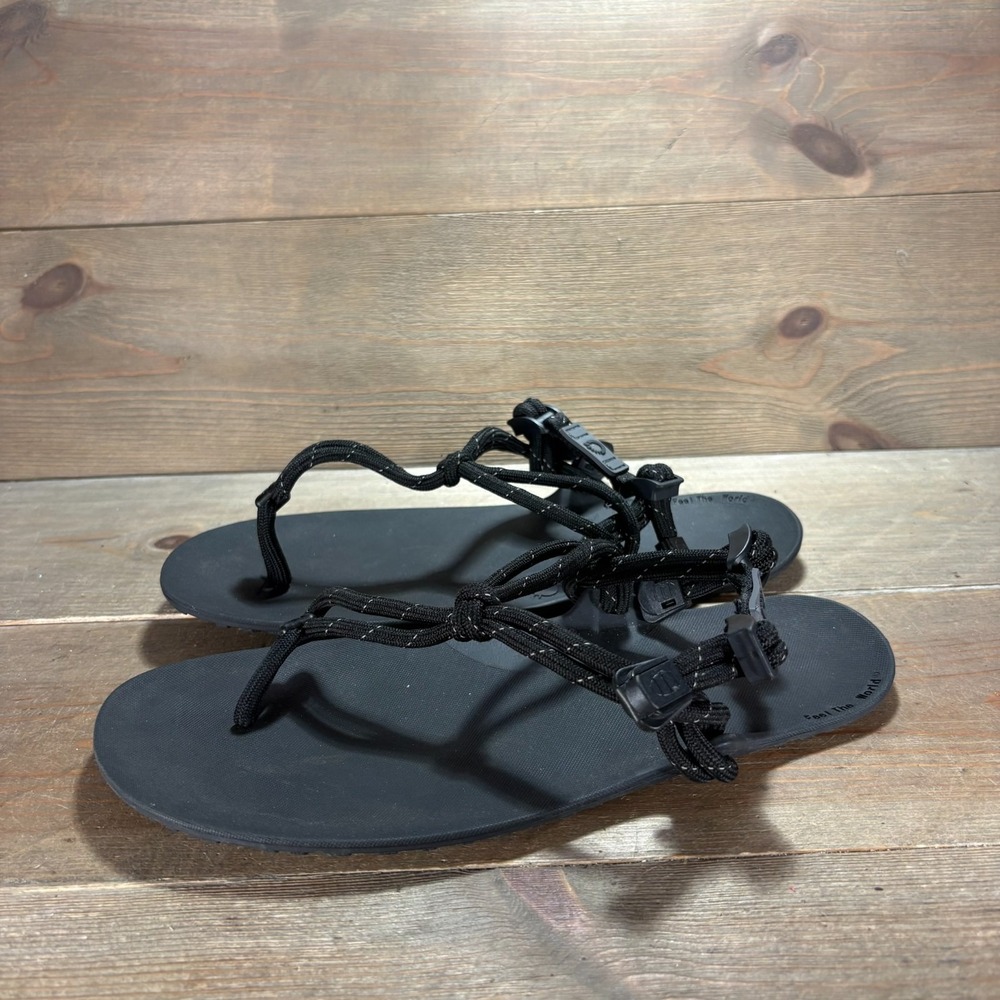 Xero Shoes genesis Womens size 8 shoes Black Barefoot Minimalist sandals